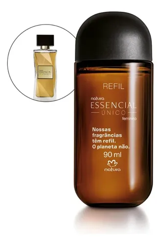 Refil Desodorante Perfume Essencial Único Feminino 90 Ml