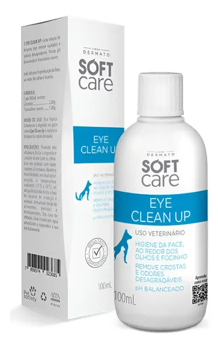 Eye Clean Up Soft Care Limpeza Dos Olhos Pet Society 100ml