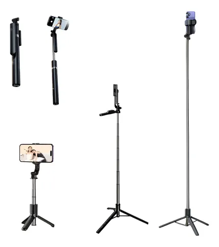 Tripé / Bastão Para Celular Portátil Até 1,70 M Com Controle
