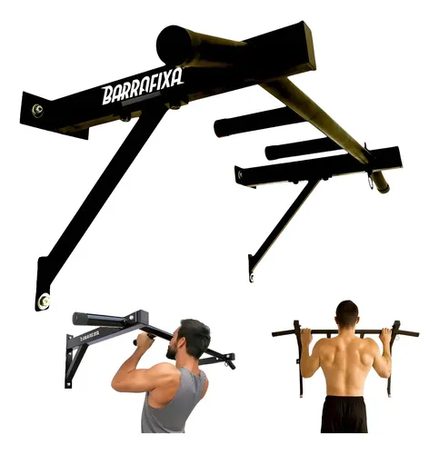 Barra Fixa De Parede Completa Pull-up Interna E Externa