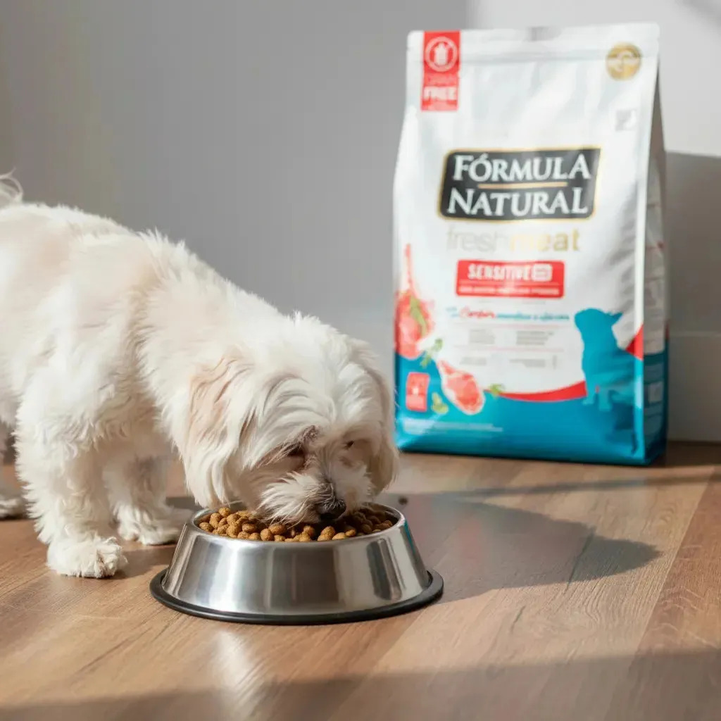 Fórmula Natural Fresh Meat Fórmula Natural Fresh Meat Sensitive Para Cães Adultos de Mini e Pequeno Portes Sabor Cordeiro Cão Adulto Seca