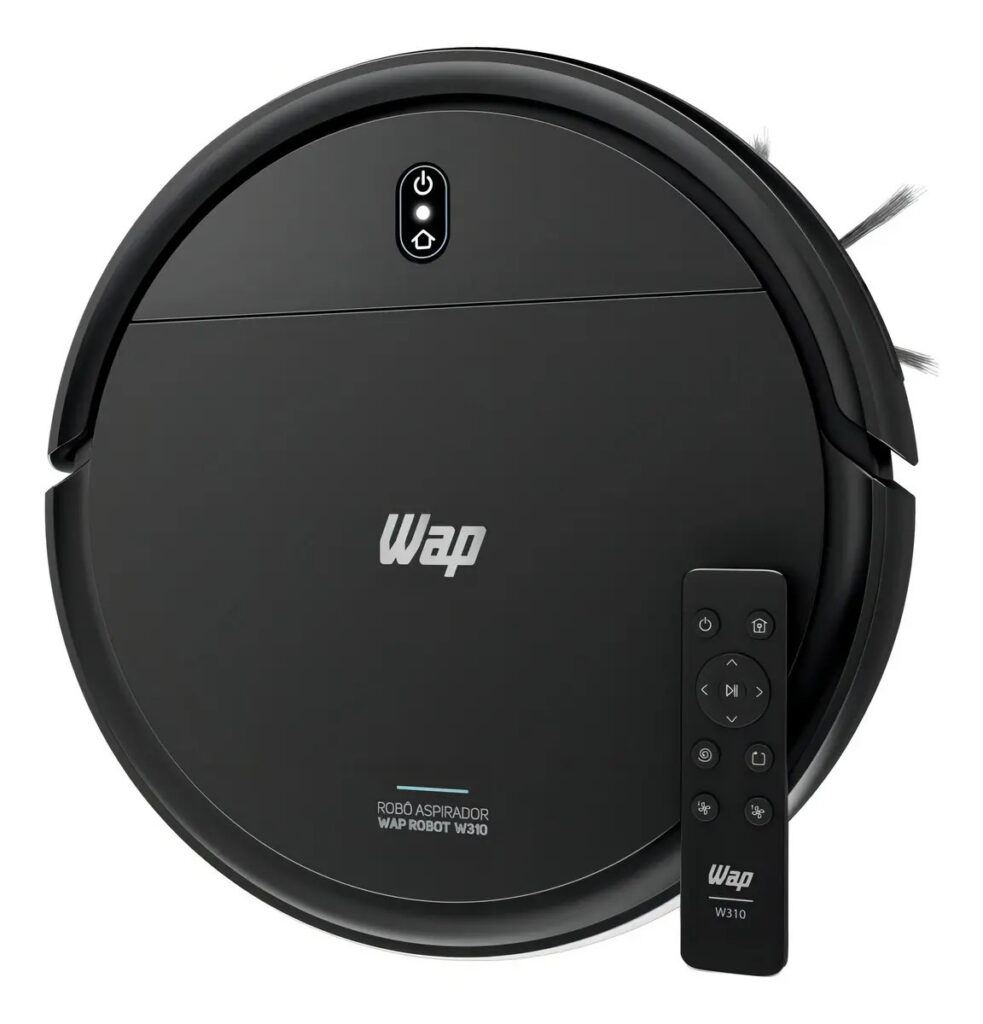 Robô Aspirador 3 em 1 WAP ROBOT W310 Com Base Carregadora Bivolt