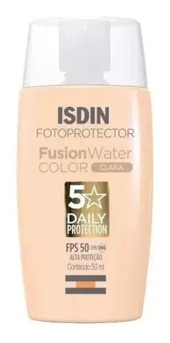 Protetor Solar Facial Isdin Fusion Water Fps50 Cor Clara