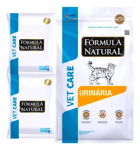 Ração Fórmula Natural Vet Care Urinária Gatos Adultos 1kg