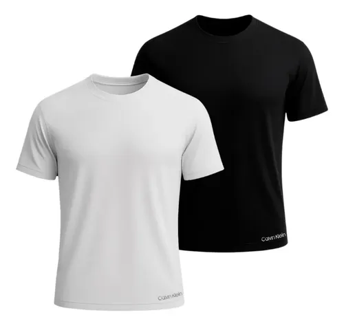 Kit 2 Camisetas Calvin Klein Minimalista Masculina Originais