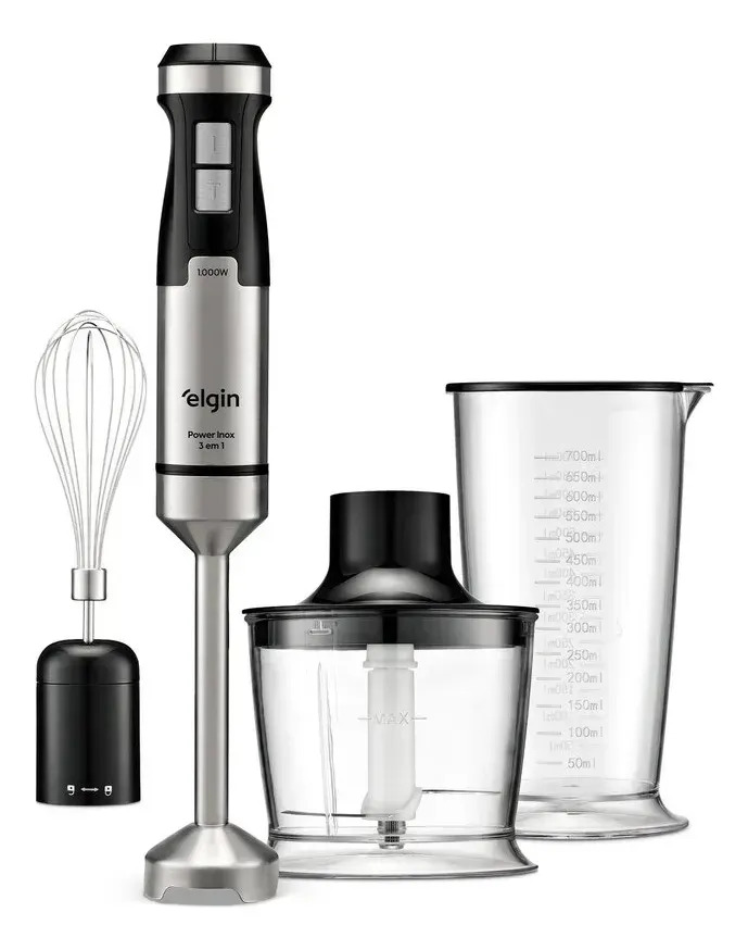 Mixer Power Inox 3 Em 1 Elgin 1.000w