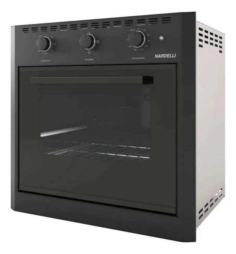 Forno Elétrico De Embutir 60 Litros Nardelli Black E60 Cor Preto 127 V