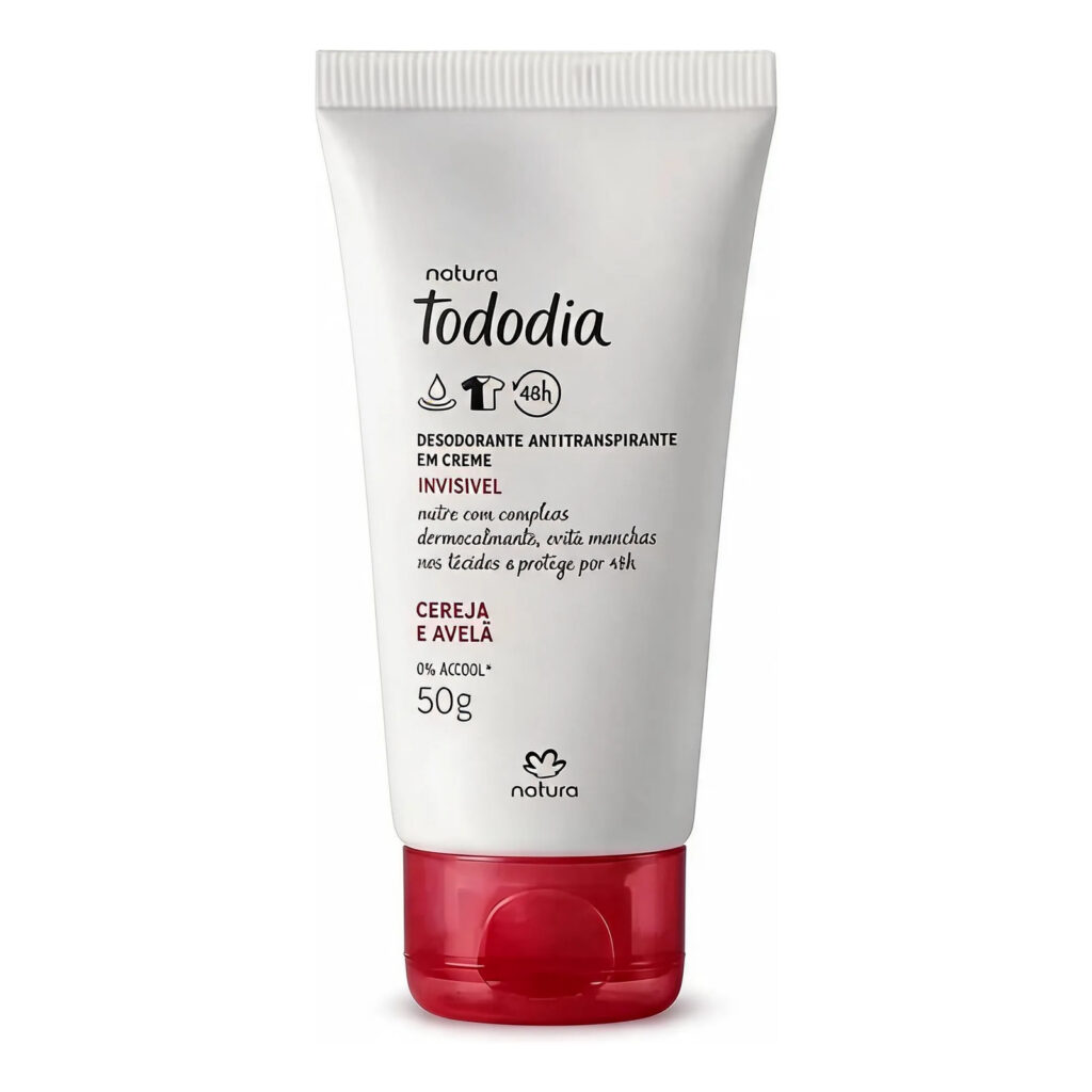 Desodorante Em Creme Tododia Cereja E Avelã 50g