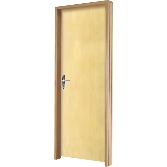 Porta Lisa 210×80 + Batente + Fechadura Comum + Dobradiça